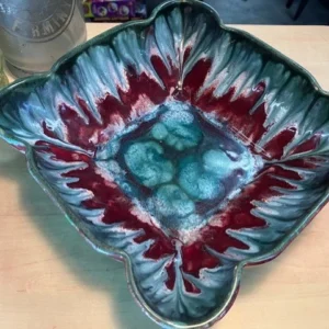 Plat Saladier Coupe Vide Poche Longwy Tourmalines
