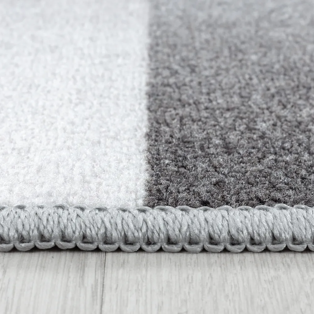 PLAY - Tapis enfant football gris - PLA2906GRI