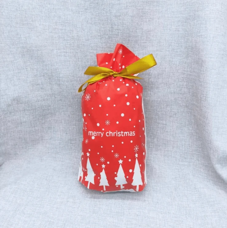 Sacs de cadeau de Noël avec cordon (50 pcs) Plusgenial