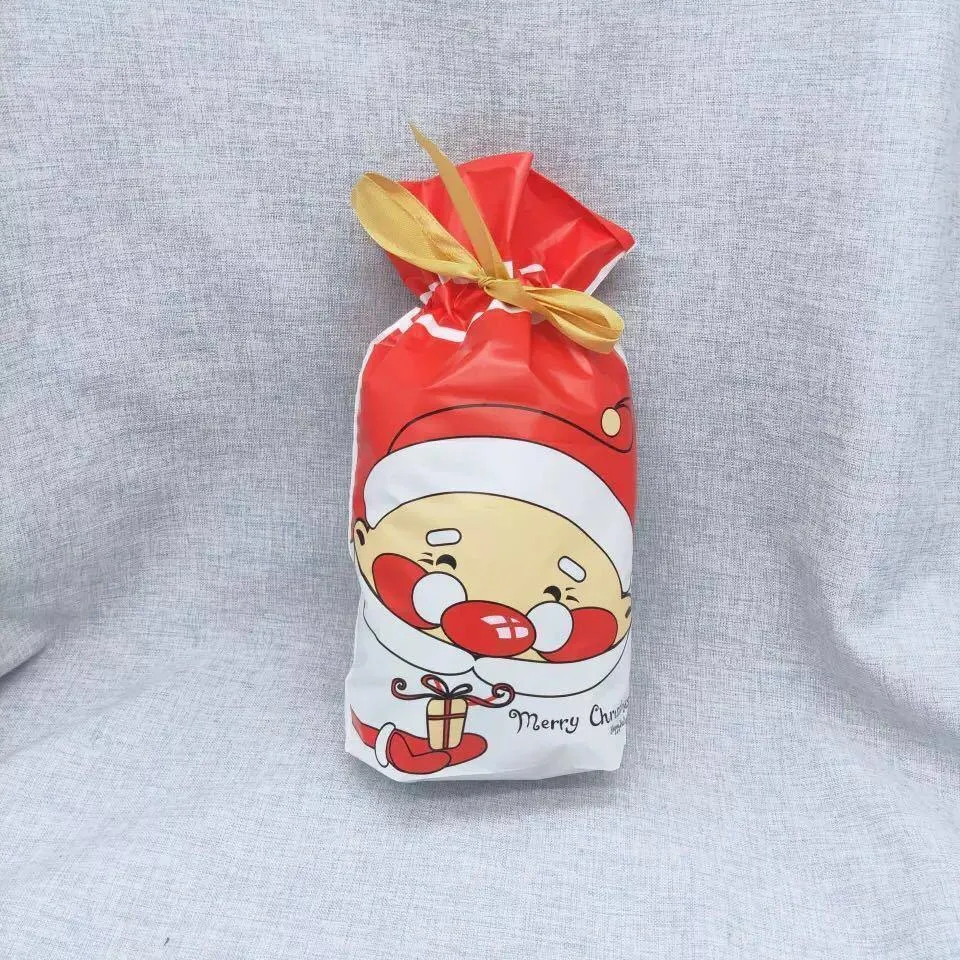 Sacs de cadeau de Noël avec cordon (50 pcs) Plusgenial