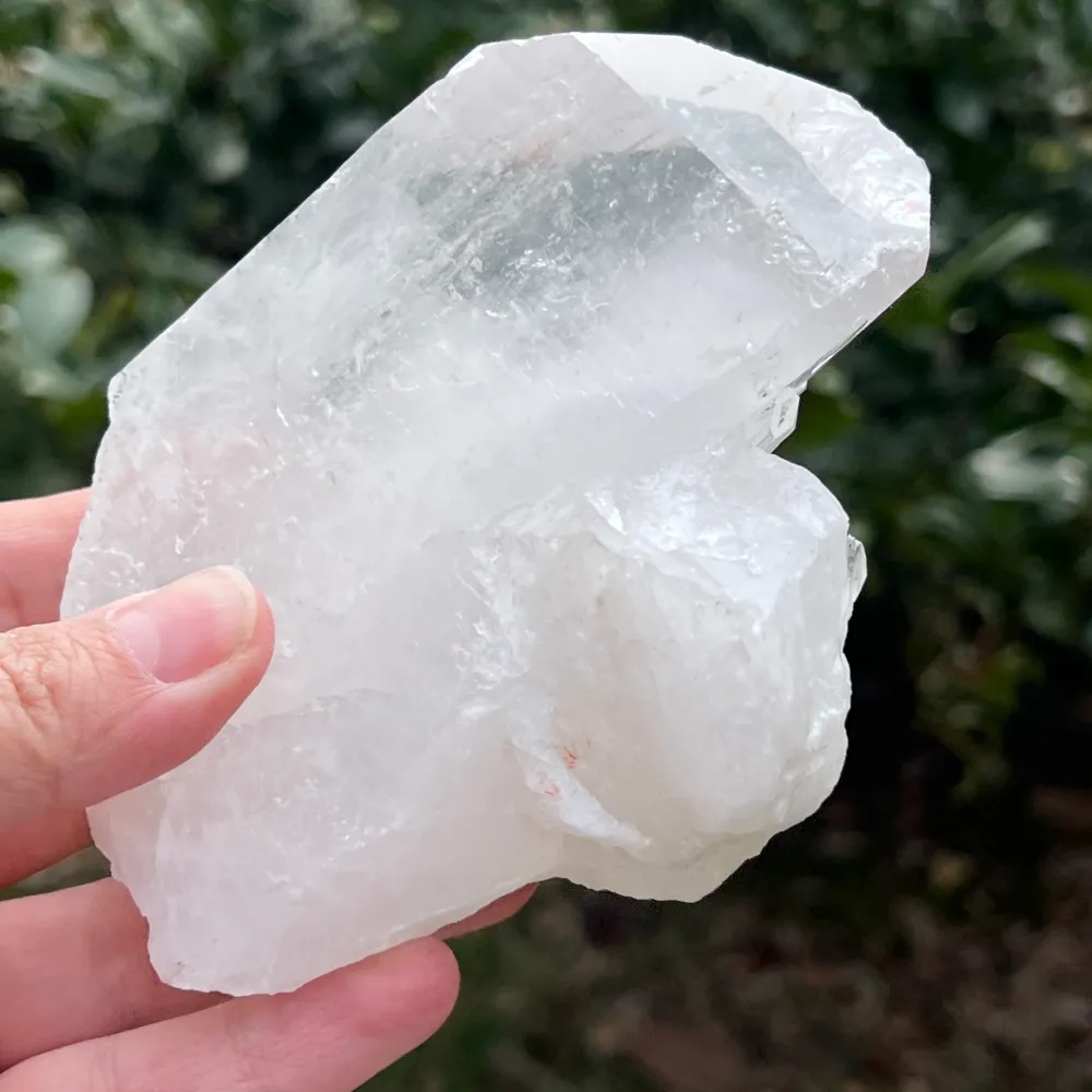 Pointe de quartz incolore naturel, Mine Flower L10