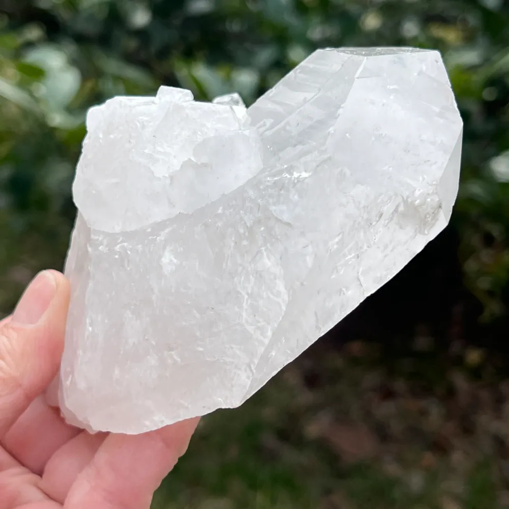 Pointe de quartz incolore naturel, Mine Flower L10
