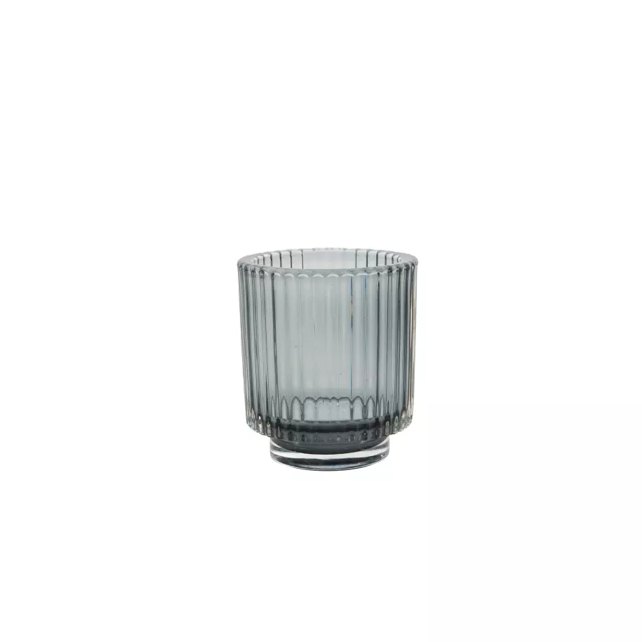 Bougeoir pour bougie chauffe-plat bleu ø 8.8cm H 10cm Pointvirgule