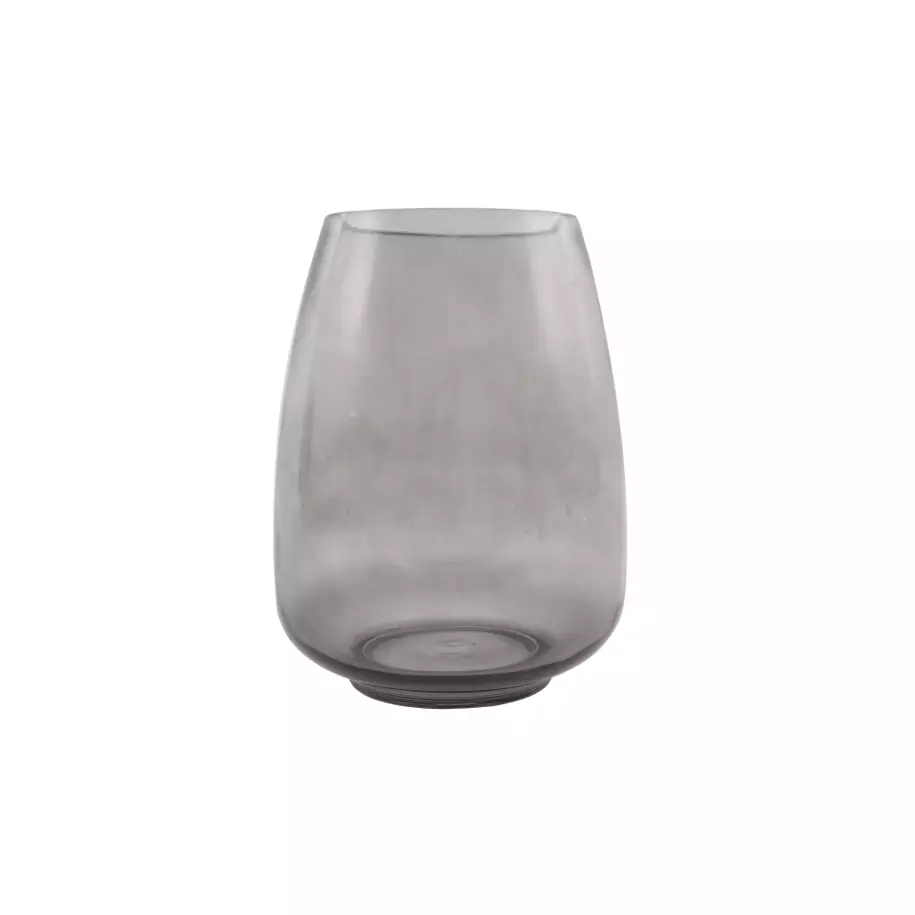 Vase gris Ø 18.5cm H 24.5cm Pointvirgule