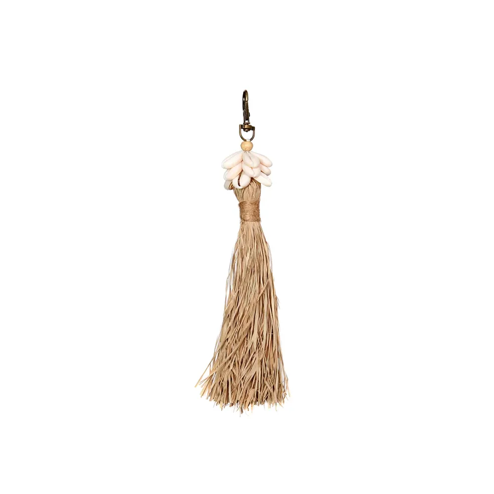 Le Pompon En Raffia Et Coquillages Caouri