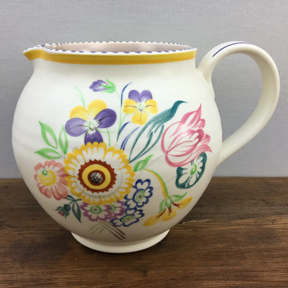 Poole Pottery « Traditional Ware » Grande cruche / pichet (modèle MF)
