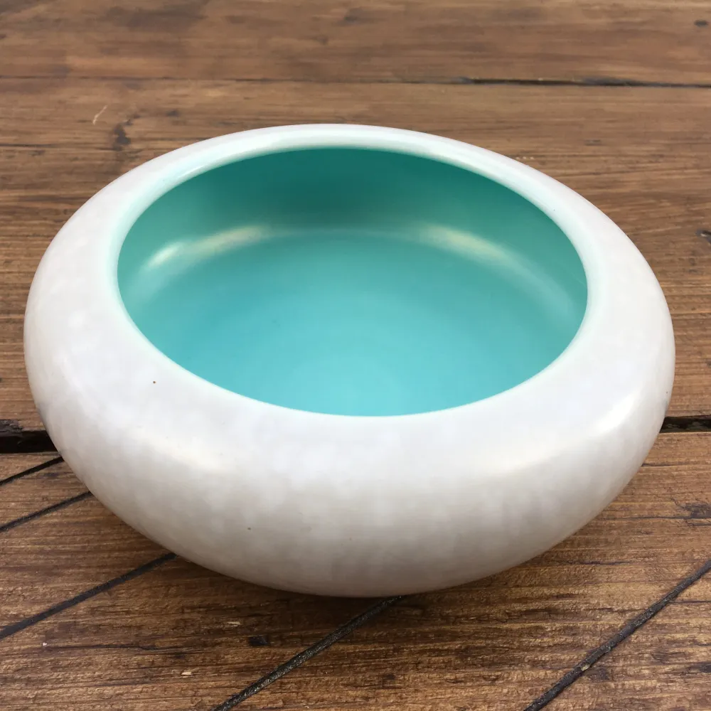 Poole Pottery « Vert glace et mouette (C57) » Posy Bowl