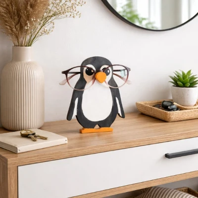 Porte lunettes en bois | PENGUINOPTIC™