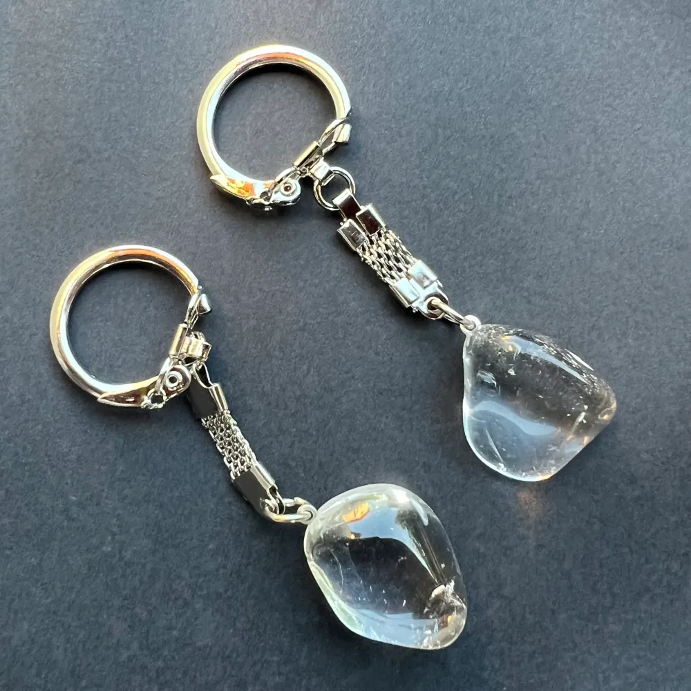 Porte-clés quartz incolore