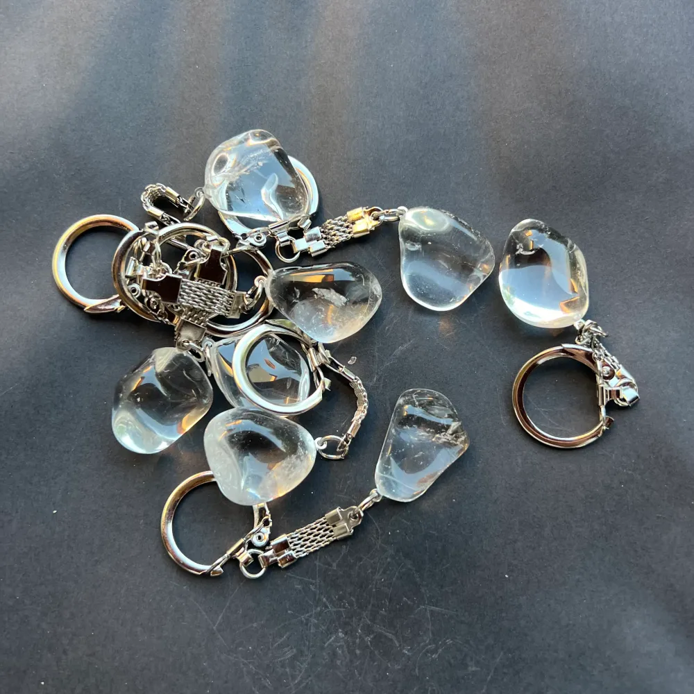 Porte-clés quartz incolore