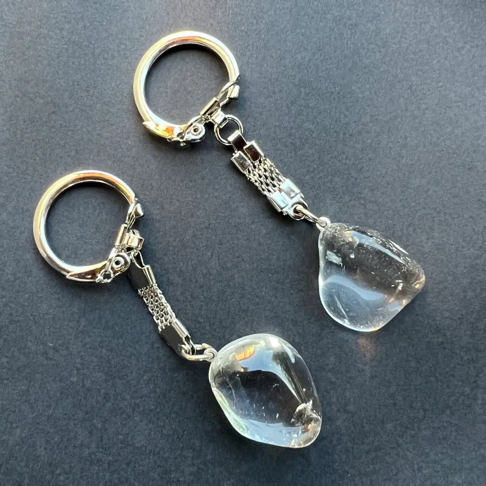 Porte-clés quartz incolore