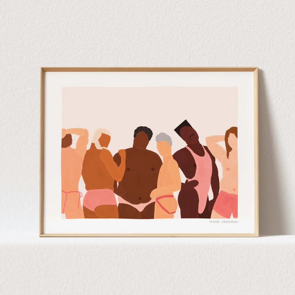 Poster art them lingerie a3