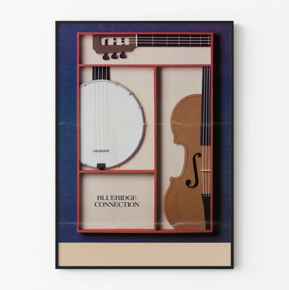 Poster Décoratif Instruments à Cordes Blue Ridge Connection