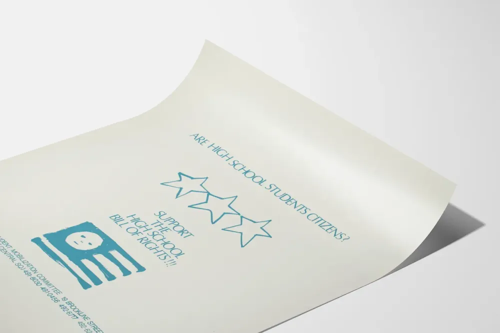 Poster de sensibilisation droits des lycéens - High School Bill Rights