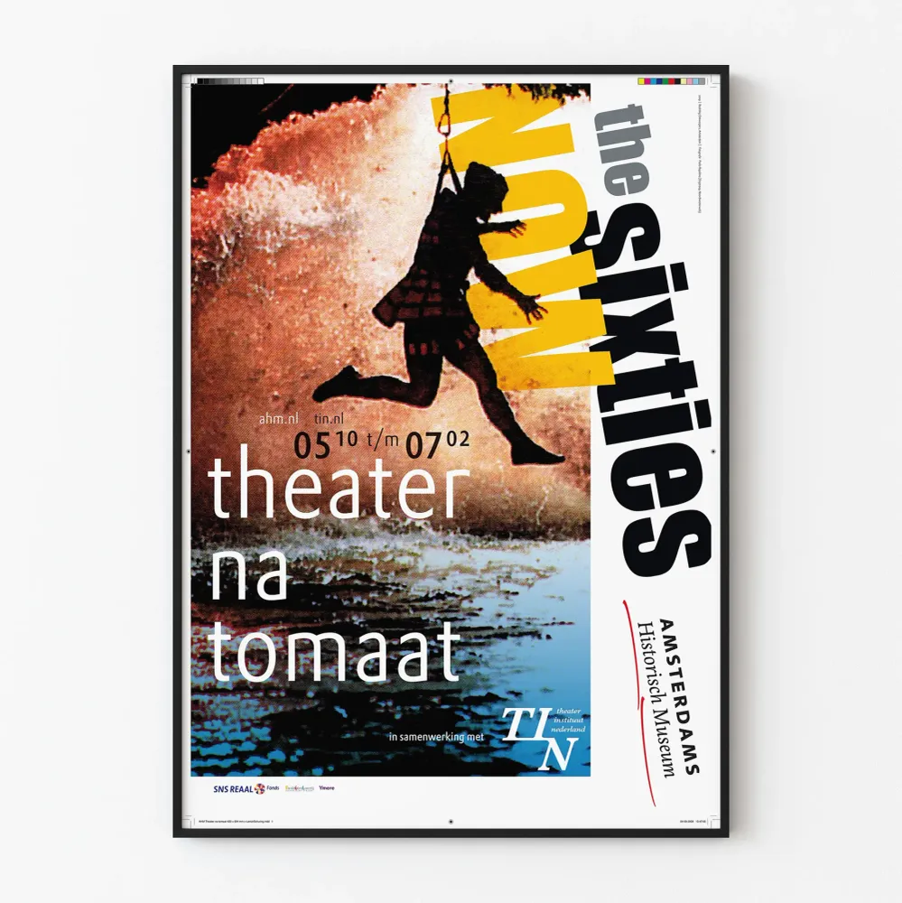 Poster Théâtre ' Sixties Now' - Style Vintage et Artistique