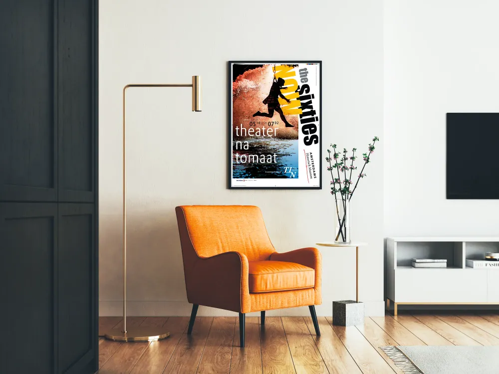 Poster Théâtre ' Sixties Now' - Style Vintage et Artistique