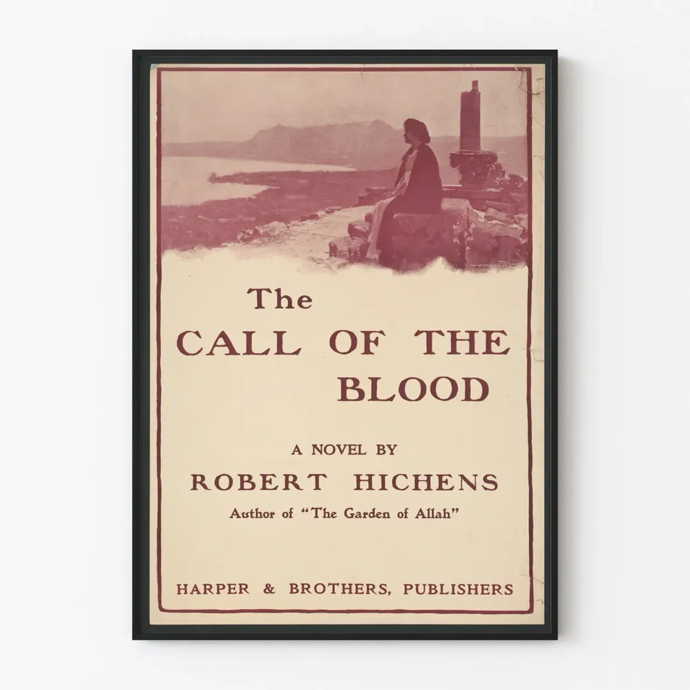 Poster Vintage Call Blood de Robert Hichens