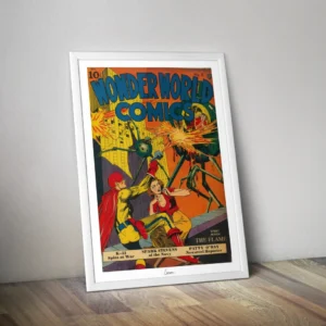 Poster Wonderworld Comics - Affiche couverture DC Comics