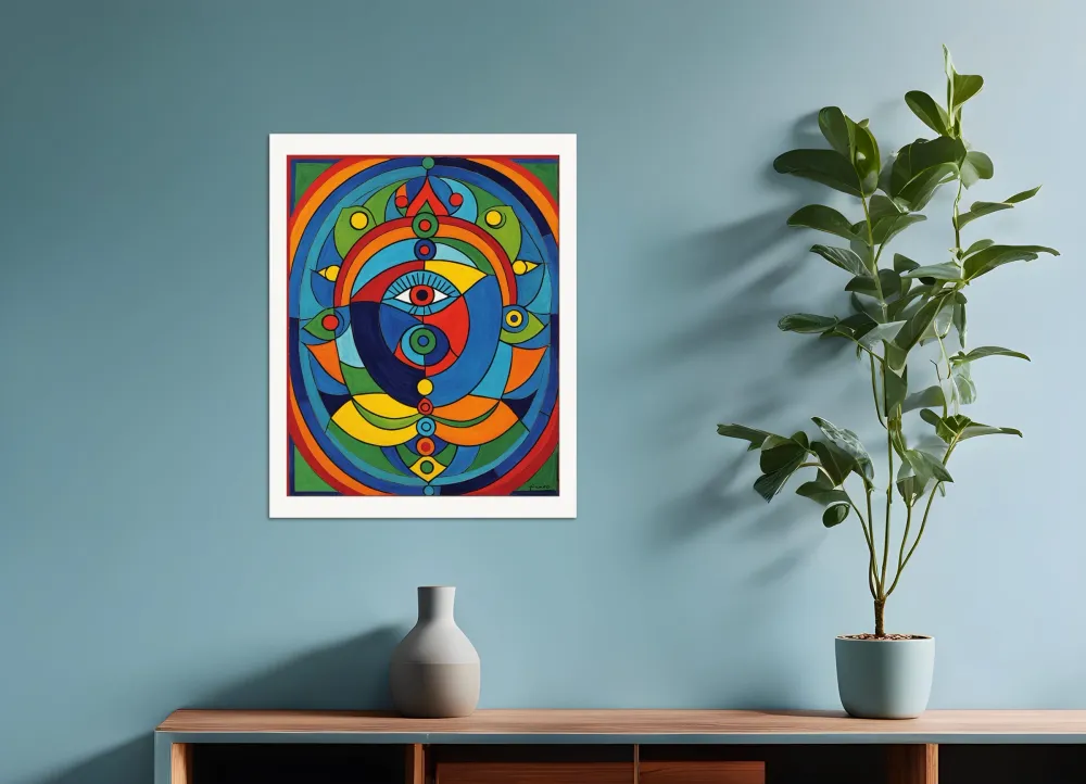 Affiche Chakra - Œil Posterscape Creative Studio