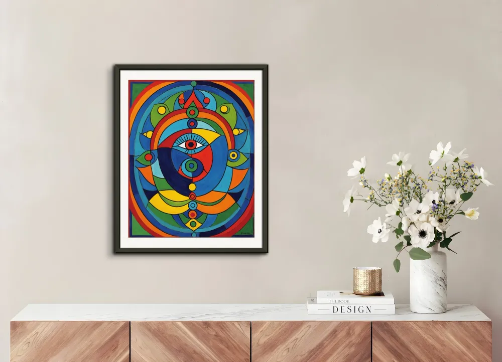 Affiche Chakra - Œil Posterscape Creative Studio