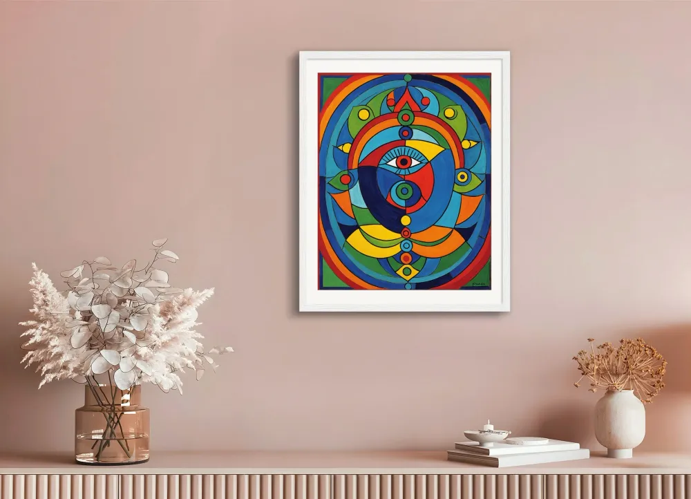 Affiche Chakra - Œil Posterscape Creative Studio
