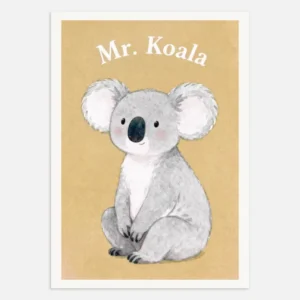 Affiche koala chambre bébé Posterscape Creative Studio