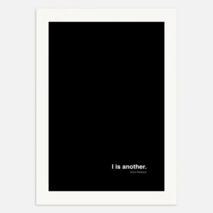 Je est un autre - Arthur Rimbaud - Affiche Posterscape Creative Studio