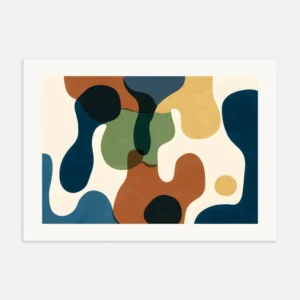 Formes abstraites - Affiche Posterscape Creative Studio