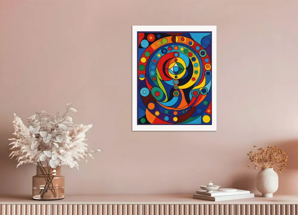 Les Chakras - Le Milieu - Affiche Posterscape Creative Studio