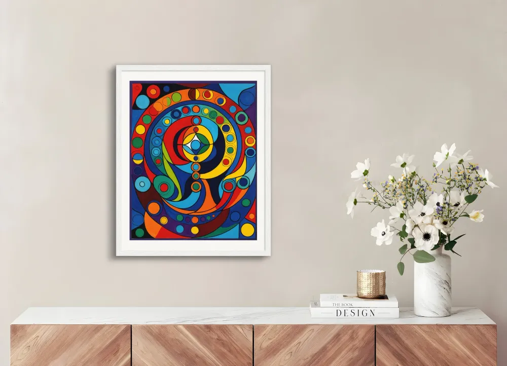 Les Chakras - Le Milieu - Affiche Posterscape Creative Studio
