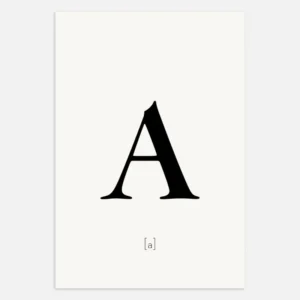 Lettre - Affiche Posterscape Creative Studio