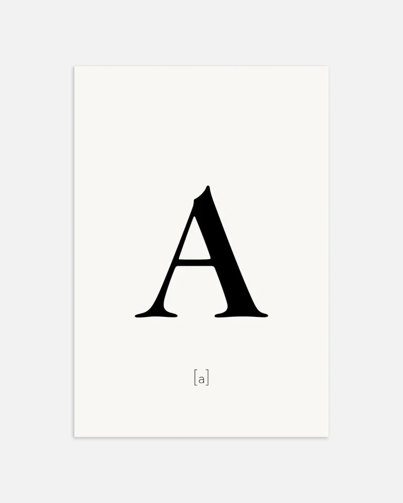 Lettre - Affiche Posterscape Creative Studio