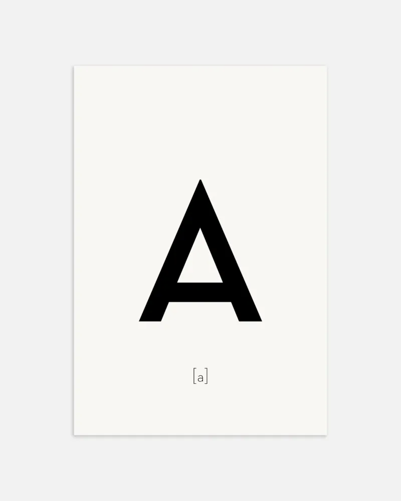 Lettre - Affiche Posterscape Creative Studio
