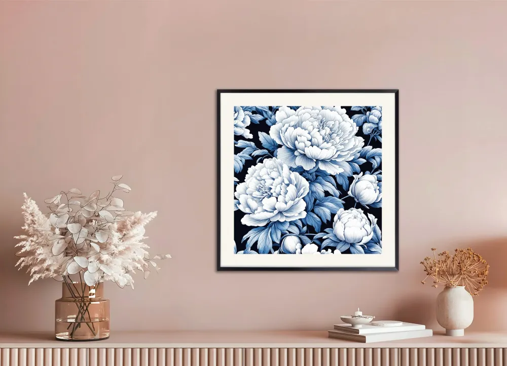 Pivoines - Affiche Posterscape Creative Studio