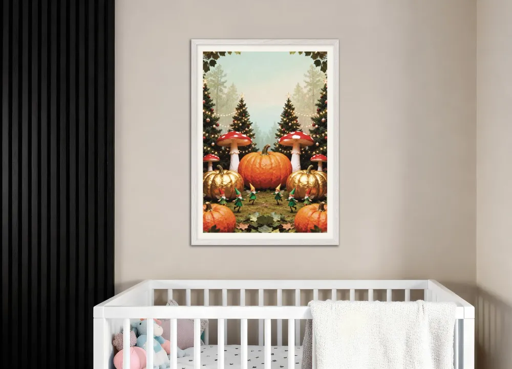 Poster êt féerique aux citrouilles Posterscape Creative Studio