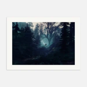 Witcher, êt sombre, fan art - Affiche Posterscape Creative Studio