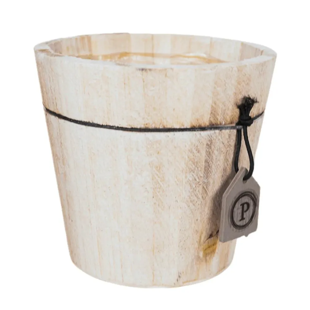 Pot décoratif en bois