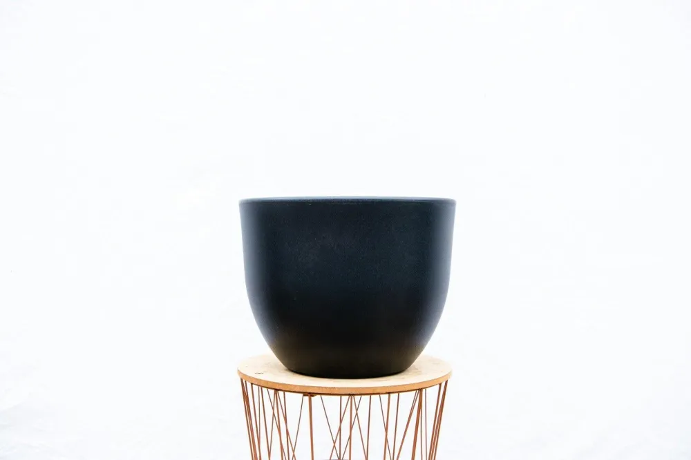 Pot Eggy Anthracite D80 cm