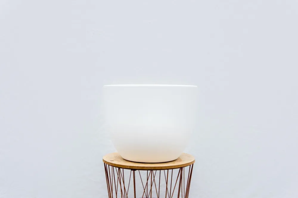 Pot Eggy Blanc 55cm
