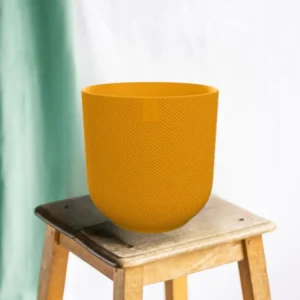 Pot Elho Jazz Rond jaune ambré 23 cm