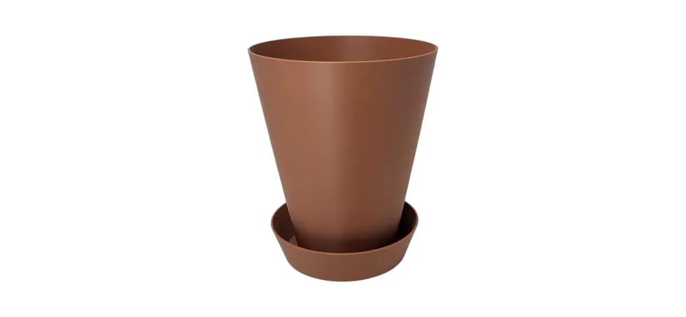 Pot de fleur avec soucoupe Black