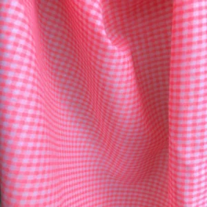 Atoll imprimé vichy fluo Prêt-à-upcycler