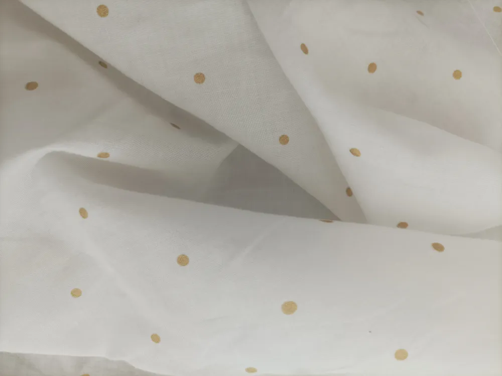 Victoria imprimé pois doré Prêt-à-upcycler