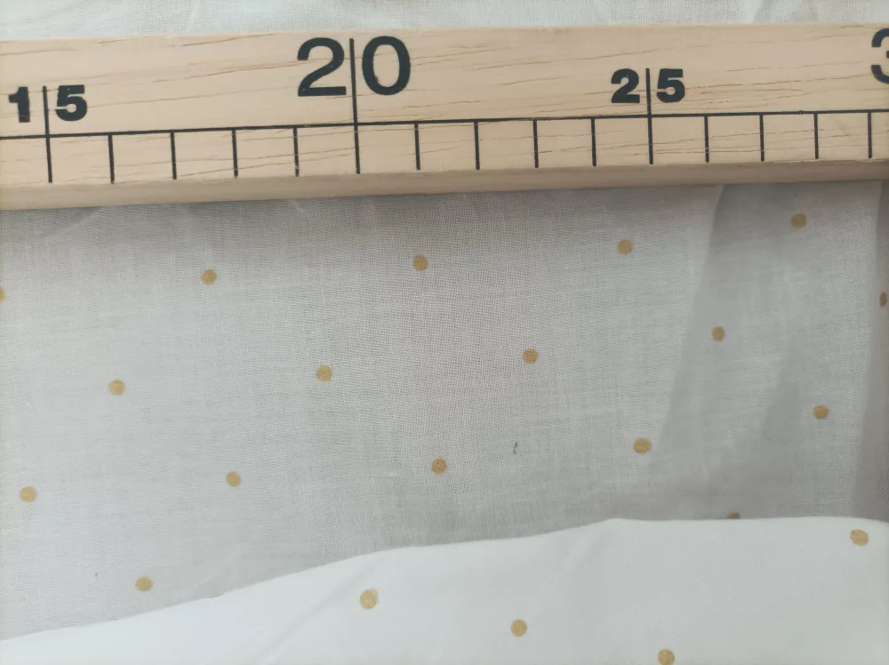 Victoria imprimé pois doré Prêt-à-upcycler