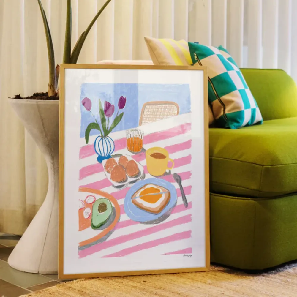 Affiche Laura Page - Marmelade Breakfast PSTR Studio