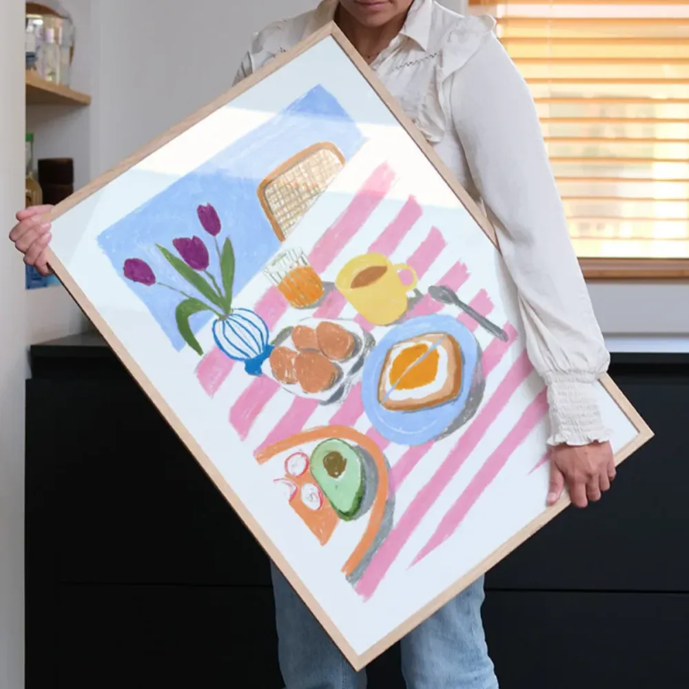 Affiche Laura Page - Marmelade Breakfast PSTR Studio
