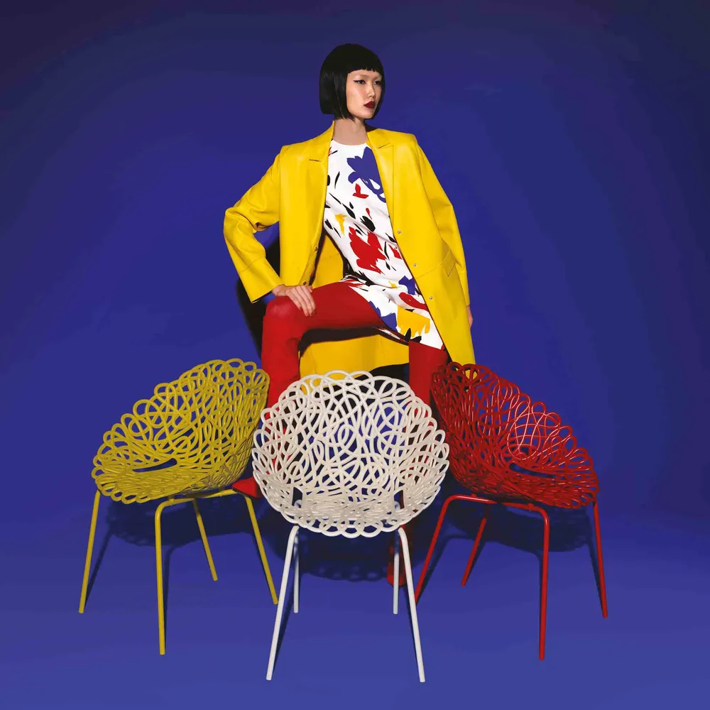Ensemble de chaises d'extérieur BACANA par Estudio Campana pour Qeeboo