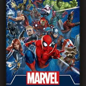 Quadro 3D Icone Marvel