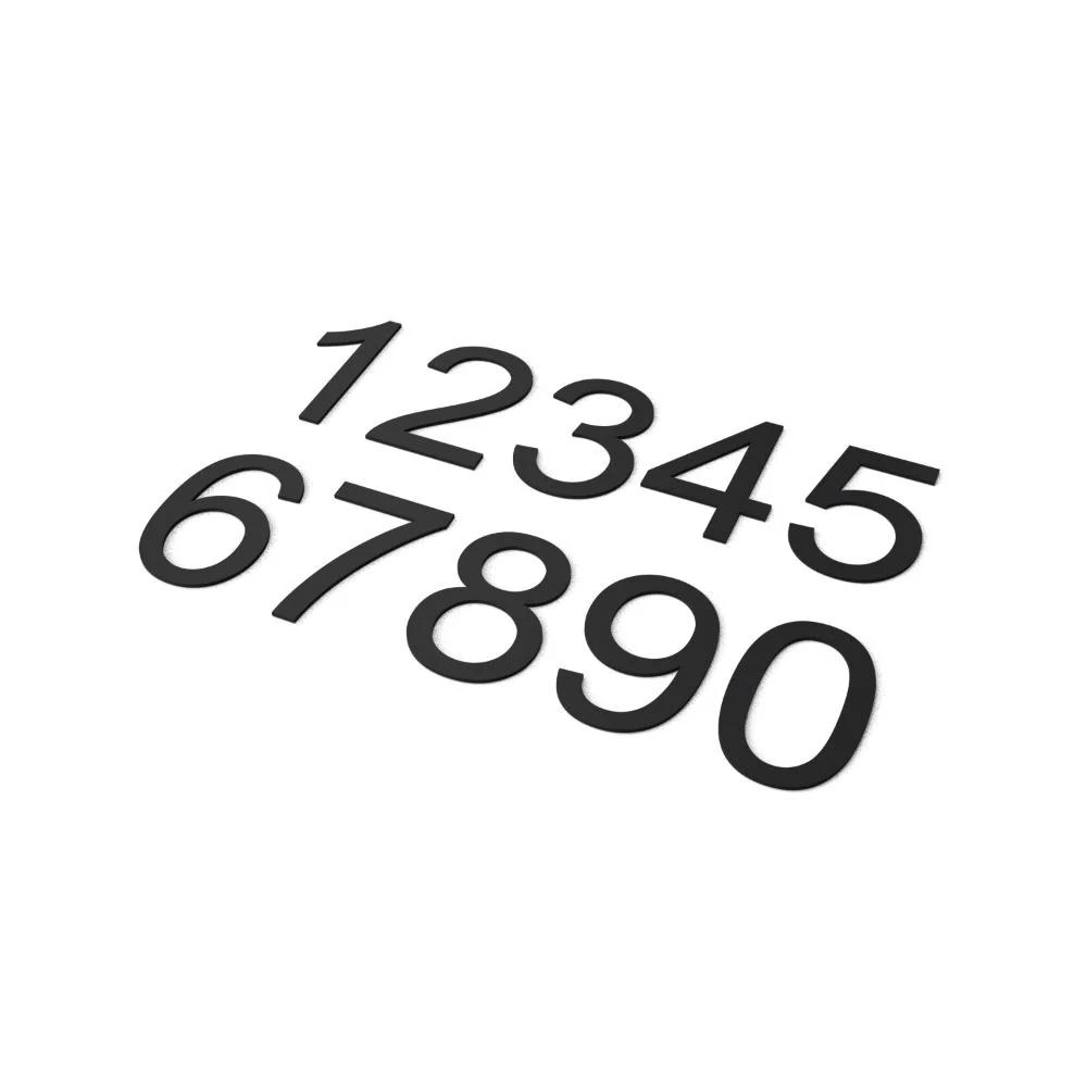 8 RAL 9005 (police : Arial)