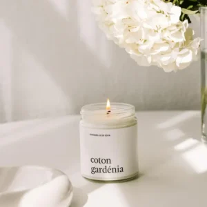 Marée chandelles - Coton gardénia Ranger Mode Enfantine